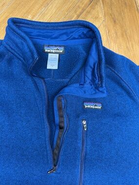 Patagonia Men’s Better Sweater 1/4 Zip Pullover - Blue - XL